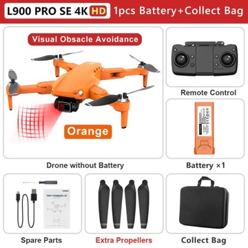 L900 PRO SE 4K HD podwójny aparat dron wizualne unikanie przeszkód