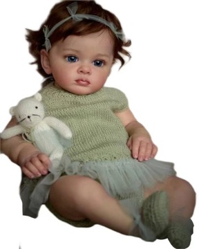 DUŻA LALKA REBORN 60CM JAK ŻYWA DZIEWCZYNKA