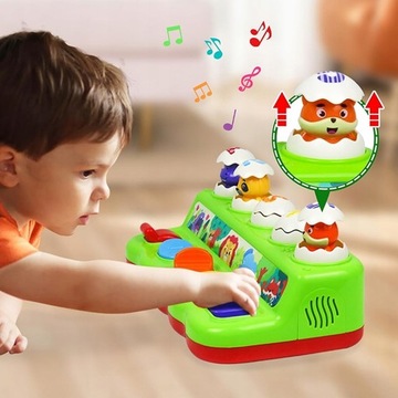 POP UP ЦВЕТНАЯ ИГРУШКА ОБРАЗОВАТЕЛЬНО-МУЗЫКАЛЬНАЯ ИНТЕРАКТИВНАЯ