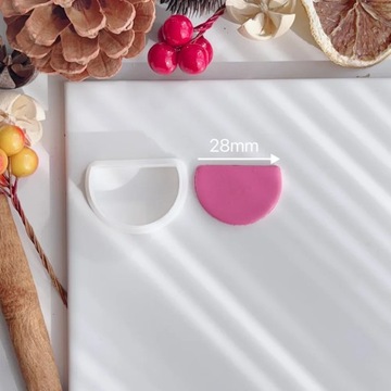 Mini Elemental Cutter Gumdrop Rounded Triangle Moon Rhombus Donut Shape Pol
