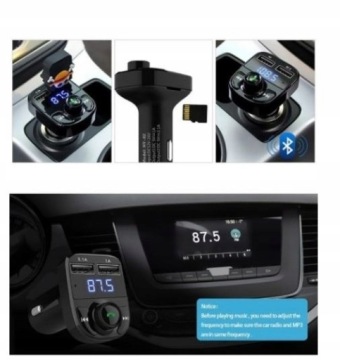 FM MP3 BLUETOOTH-ПЕРЕДАТЧИК КОМПЛЕКТ ДЛЯ АВТОМОБИЛЬНОГО ТЕЛЕФОНА С ГРОМКОГОВОРИТЕЛЕМ