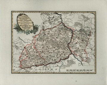 g04214 Der Der königlichen Republik Polen Woiwodschaften KRAKOW u. SANDO