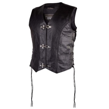 KAMIZELKA SKÓRZANA MOTOCYKLOWA OZONE RINO ROZ. 5XL