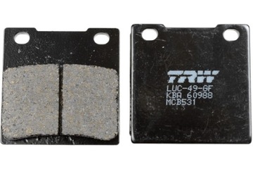 ТОРМОЗНЫЕ КОЛОДКИ. МОТО. (ОРГАНИЧЕСКИЙ) KAWASAKI ZZR TRW MCB531