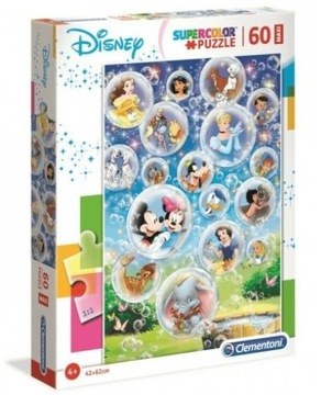 Puzzle Clementoni Maxi 60elSuperColor Disney 26448