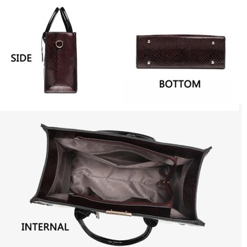 Damska torebka Moda wężowy wzór damskie torebki luksusowa torebk