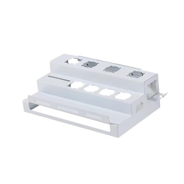 Bathroom Curling holder Mounted Stand White