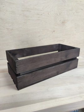 SKRZYNKA ORGANIZER SZUFLADKA DREWNIANA OSŁONKA