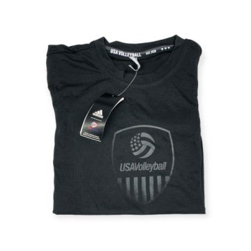 Мужская черная футболка ADIDAS VOLLEYBALL USA XL