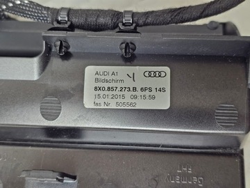 ДИСПЛЕЙ ЭКРАН МОНИТОРА РАДИО КОНСОЛЬ ПАНЕЛЬ NAVI AUDI A1 8X0857273B