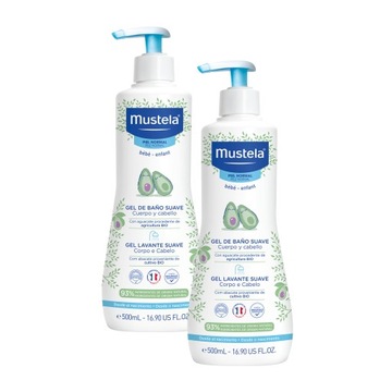 MUSTELA Delikatny żel do mycia 2x 500ml