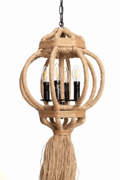 Lampa wisząca jutowa BALI boho