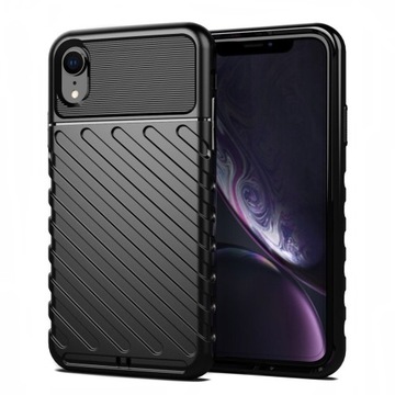 ETUI PANCERNE HYBRID CASE CARBON DO IPHONE XR