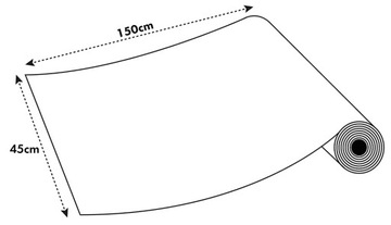 Шпон SILVER GLITTER Мебельная пленка, ширина 45 см, для небольших поверхностей