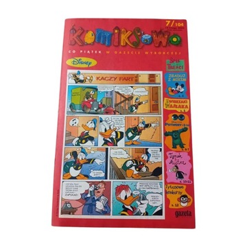 Komiksowo, nr 7 (104) / 2002 r. Dodatek Gazety Wyborczej.