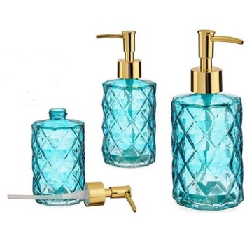 ДОЗАТОР ЖИДКОГО МЫЛА GOLDEN CRISTAL GLASS