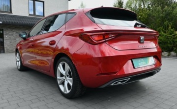 Seat Leon IV Hatchback 1.5 eTSI (MHEV) 150KM 2021 Seat Leon 1,5 TSI 150 KM FR Full Led AMBIENTE Nawigacja Virtual tacho 1.5, zdjęcie 4
