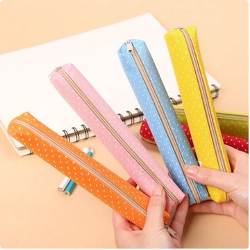 ЧЕХОЛ ДЛЯ РУЧКИ/ПЕНЛА, ШАРИКОВАЯ РУЧКА - ОРАНЖЕВЫЙ, НА МОЛНИИ