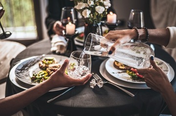 2x Графин Стеклянный кувшин для лимонадных напитков с пробкой Altom Design 1,1 л