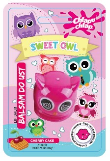 Balsam do ust Sówka Chlapu Chlap torcik wiśniowy