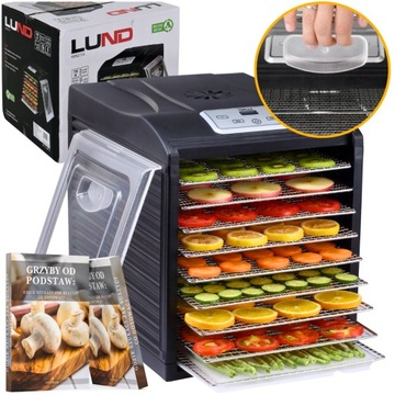 DEHYDRATOR 700W DUŻA GRZYBÓW SUSZARKA MOCNA 9 TAC