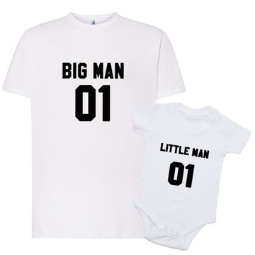 Zestaw koszulek dla TATY i SYNA Body T-shirt MINI