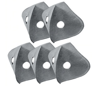 FILTRY DO MASKI MASECZKI ANTYSMOGOWEJ PRZECIW WIRUSOWEJ 5 szt. KN95 FFP2