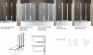 Белый нижний уплотнитель шторки для ванны АКВАФОРМ