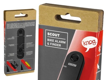ZABEZPIECZENIE LOKALIZATOR GPS KNOG SCOUT ALARM ROWEROWY iOS