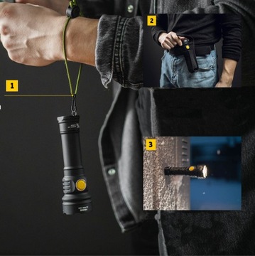 АККУМУЛЯТОРНЫЙ ФОНАРЬ PRIME C2 PRO MAX 4000 ЛЮМЕН ХОЛОДНЫЙ БЕЛЫЙ СВЕТ