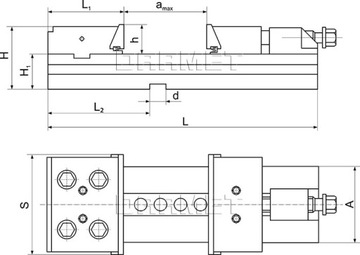 ПРЕЦИЗИОННЫЕ ТИСКИ FPZB175x300 175MM с ЧПУ
