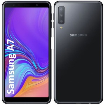 SMARTFON SAMSUNG GALAXY A7 2018 4/64 KOLOR CZARNY GWARANCJA + USB SM-A750FN