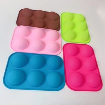 СИЛИКОНОВАЯ ФОРМА ДЛЯ ВЫПЕЧКИ ПОЛУСФАР 5 см ШАР 541