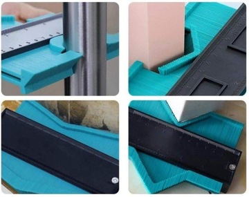 Wzornik szablon przymiar kształtów 125mm KD10387