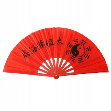 Кунг-фу Фан Тай Чи Веер с красным кольцом