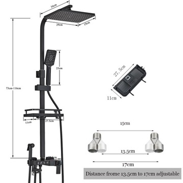 Prysznic ŁAZIENKOWY z wyświetlaczem cyfrowym