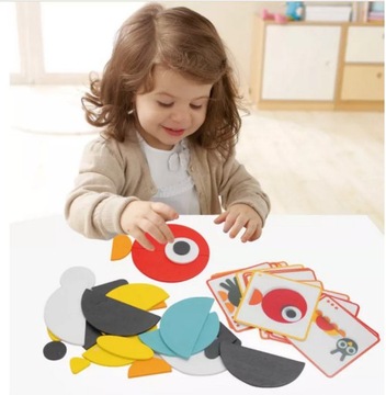 ДЕРЕВЯННАЯ ЛОГИЧЕСКАЯ ЗАГАДКА МОНТЕССОРИ