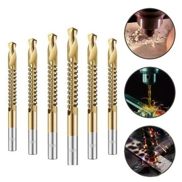 НАБОР СВЕРЛ 6 шт. СВЕРЛА ПО МЕТАЛЛУ, ДЕРЕВЮ