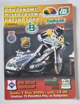 PROGRAM POLONIA PIŁA - ATLAS WROCŁAW 3.05.2000