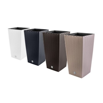 RATO SQUARE DRTS265 горшок + вставка Мокка