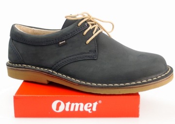 HUSAR półbuty skóra OTMĘT 165CP granat 42
