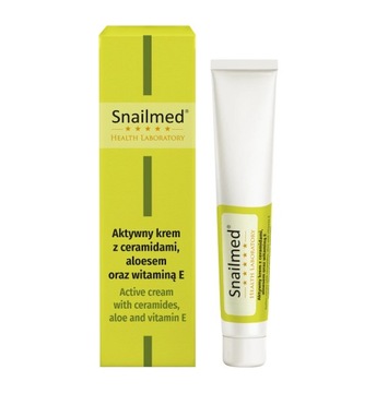 SnailmedPrzeciwzmarszczkowy krem pod oczy, ceramidy, aloes, wit. E - 25ml