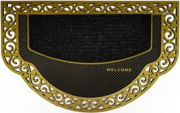 WYCIERACZKA WEJŚCIOWA ZEWNĘTRZNA MASYWNA ZŁOTA POD DRZWI DO BUTÓW STYLOWA