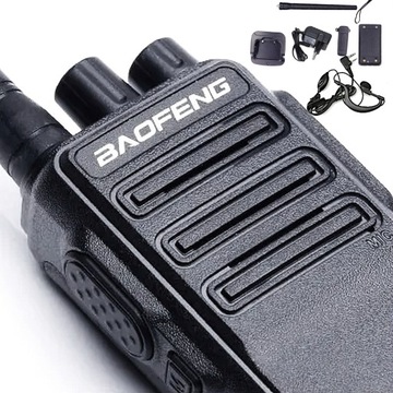 KRÓTKOFALÓWKA WALKIE TALKIE BAOFENG MOCNA ZASIĘGOWA 10W PMR UHF Anti shock