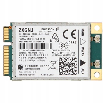 Модем WWAN Dell 2XGNJ DW5550 HSDPA+