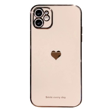 Etui Obudowa Do iPhone 13 Pro Twarde Plecki Wzór Pokrowiec Case Serce