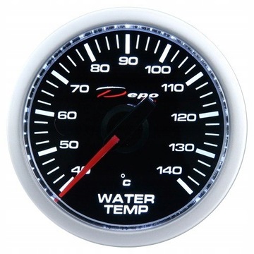 WSKAŹNIK ZEGAR TEMPERATURA WODY DEPO CSM 52MM
