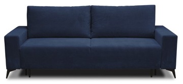 Kanapa sofa z funkcją spania rozkładana sztruks FOREST welurowa