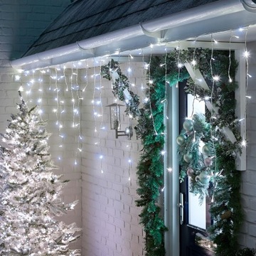 SOPLE LAMPKI CHOINKOWE 300 LED ZEWNĘTRZNE ŚWIATEŁKA ŚWIĄTECZNE +FLASH