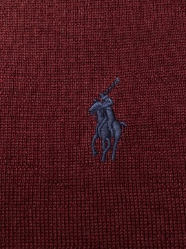 Sweter Ralph Lauren r.XL, 100% wełna merino